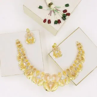 Light weight fancy tukey necklace set-219783