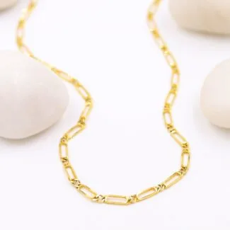 Handmade Link Gold Chain For Men-213811