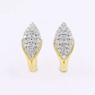 Eternity Diamond Hoop Earrings