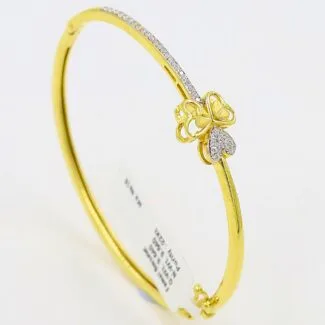 Flower Bracelet - 22kt Gold