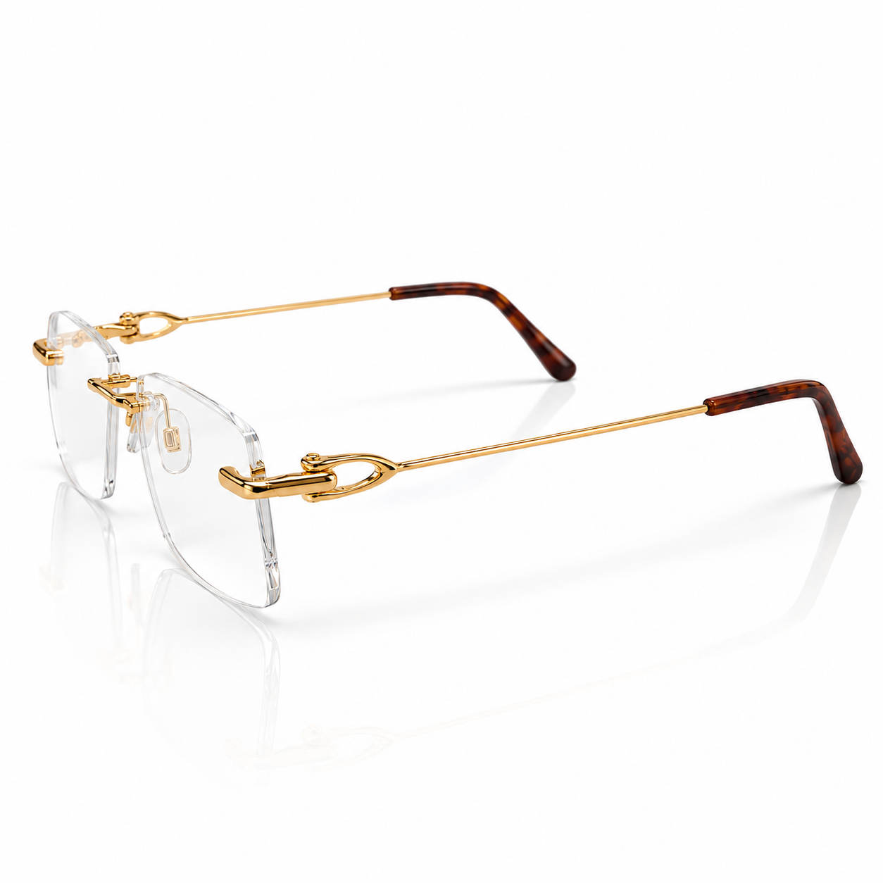 Luxury Rimless Gold Eyeglasses (2)